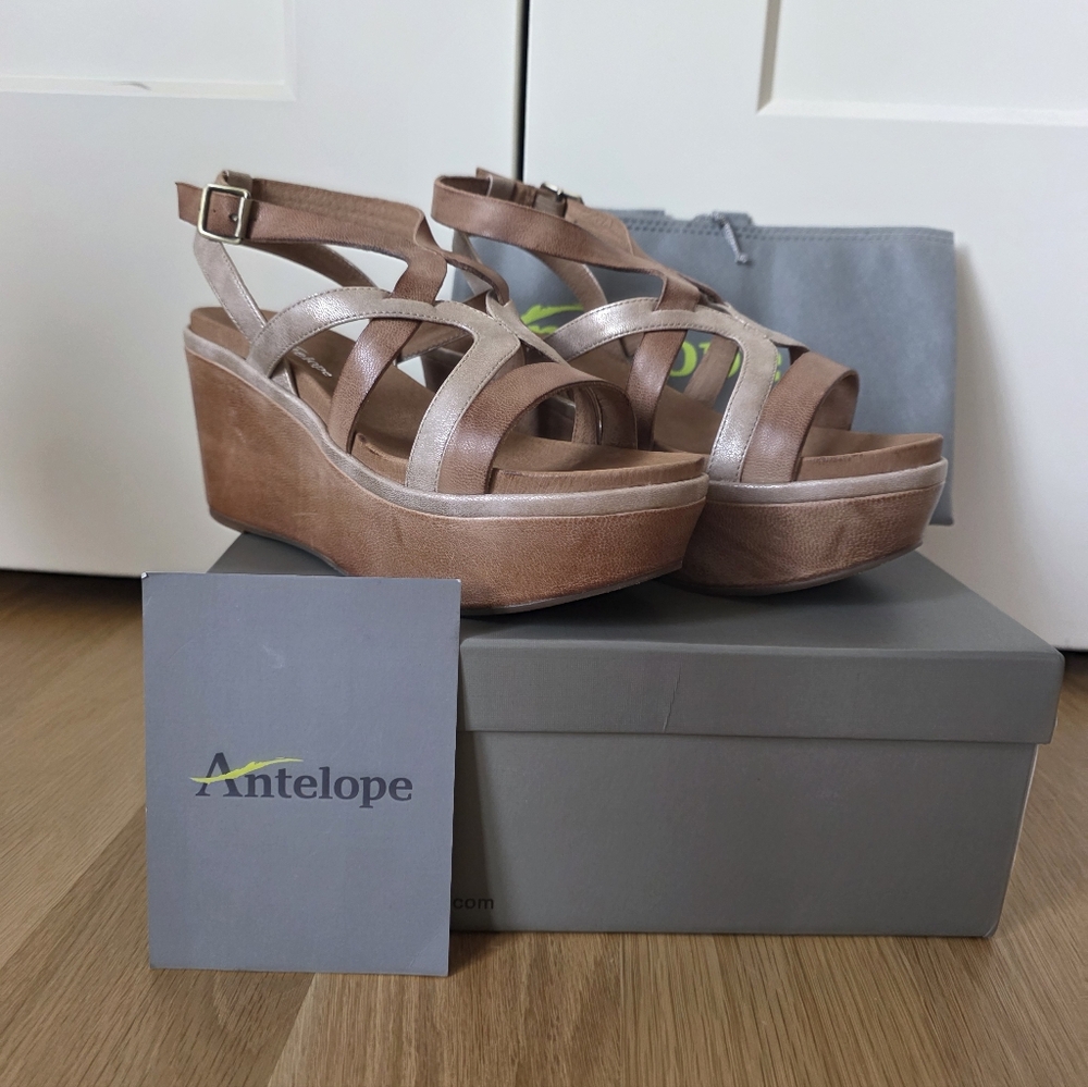 Gorgeous Wedge Sandal By Antelope-NIB
